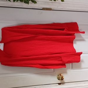 TALL orange cardigan